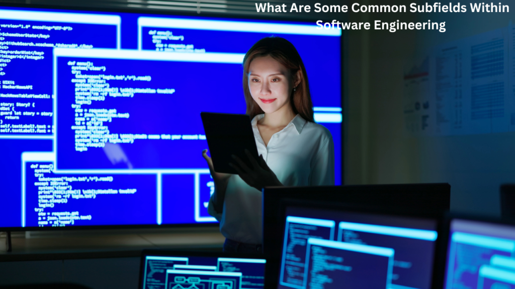 What Are Some Common Subfields Within Software Engineering